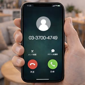 「0337004749」は東急カードから着信